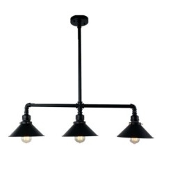 3-Lys Retro Industriell Vintage Vannrør Anhengslampe Lysekrone Landlig Rustikk Stil