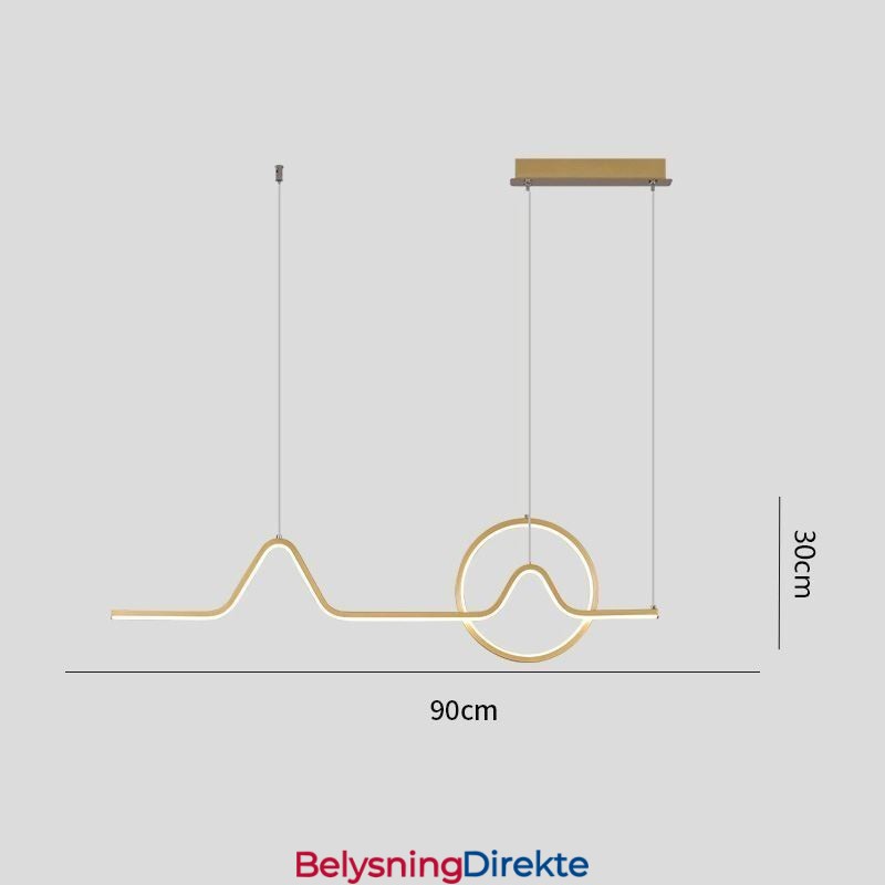 Minimalistisk Pendellampe, Dekorativ Lampe, 52W