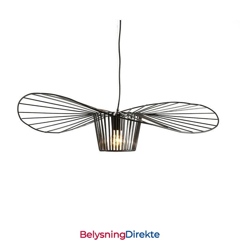 Jern Pendellampe Stråhattlampe 1 Lys