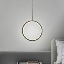 Minimalistisk Ringpendellampe Dekorativ Taklampe