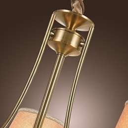 Moderne Samtids Tradisjonell Klassisk Rustikk Hytte Vintage Øy Messing Metall Lysekrone Spisestue