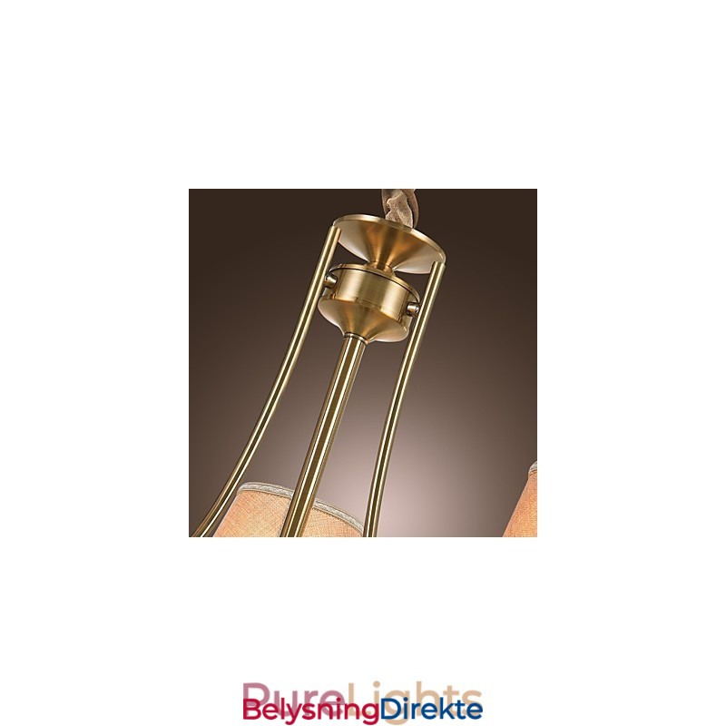 Moderne Samtids Tradisjonell Klassisk Rustikk Hytte Vintage Øy Messing Metall Lysekrone Spisestue