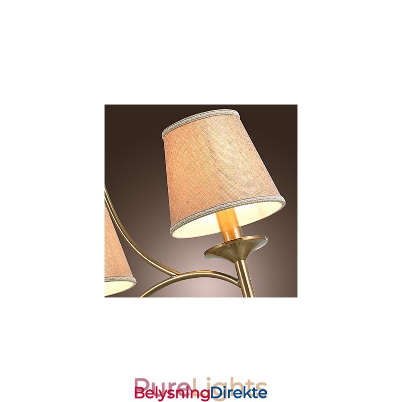 Moderne Samtids Tradisjonell Klassisk Rustikk Hytte Vintage Øy Messing Metall Lysekrone Spisestue