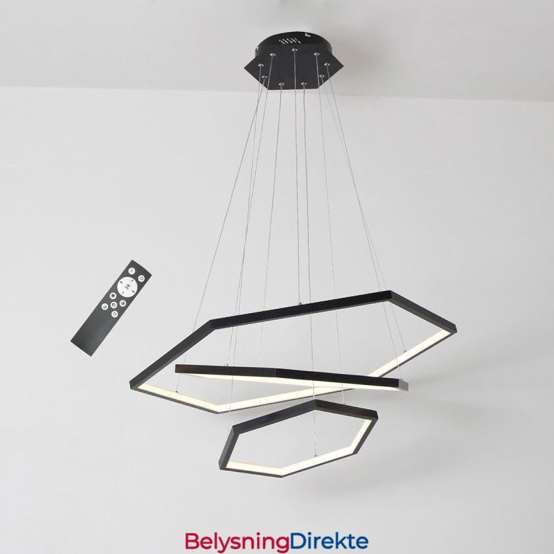 Moderne Sekskantet Hengelampe