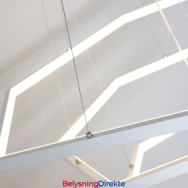 Moderne Sekskantet Hengelampe