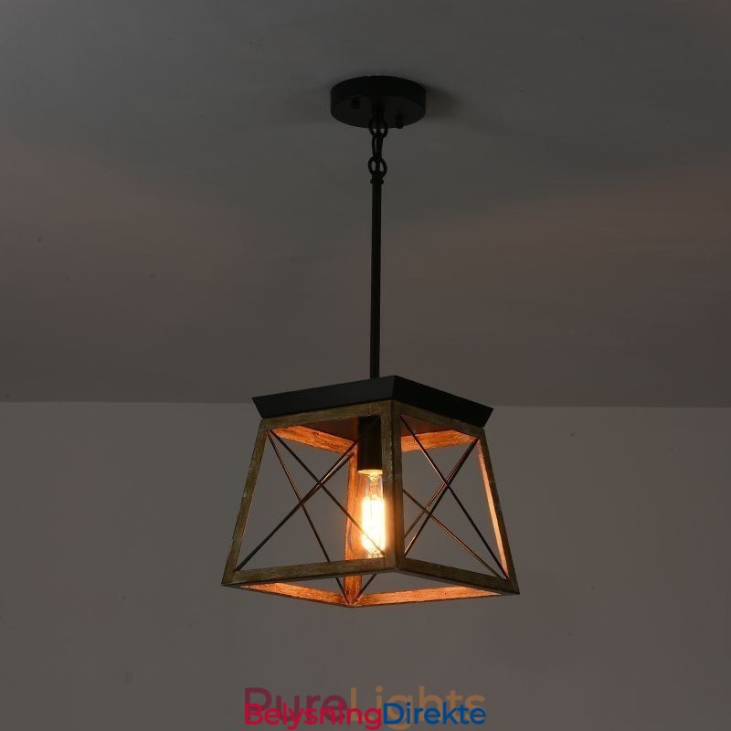 Pendellampe I Vintage-Stil Med Én Lyskilde