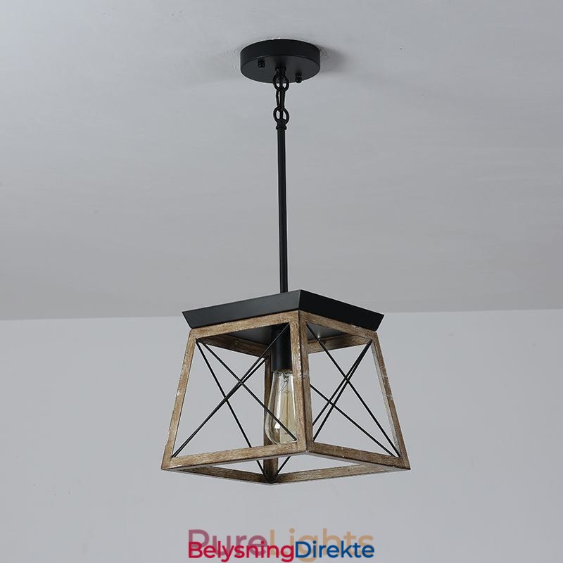 Pendellampe I Vintage-Stil Med Én Lyskilde