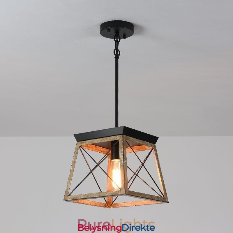 Pendellampe I Vintage-Stil Med Én Lyskilde