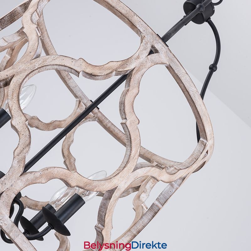 Vintage-Stil Lanterne Med 4 Lys