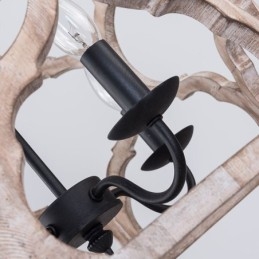 Vintage-Stil Lanterne Med 4 Lys