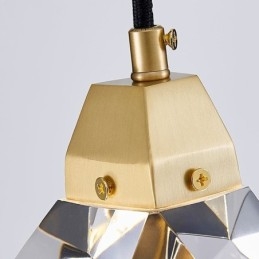 Mini Enkel Krystallkulelampe Hengende Taklampe