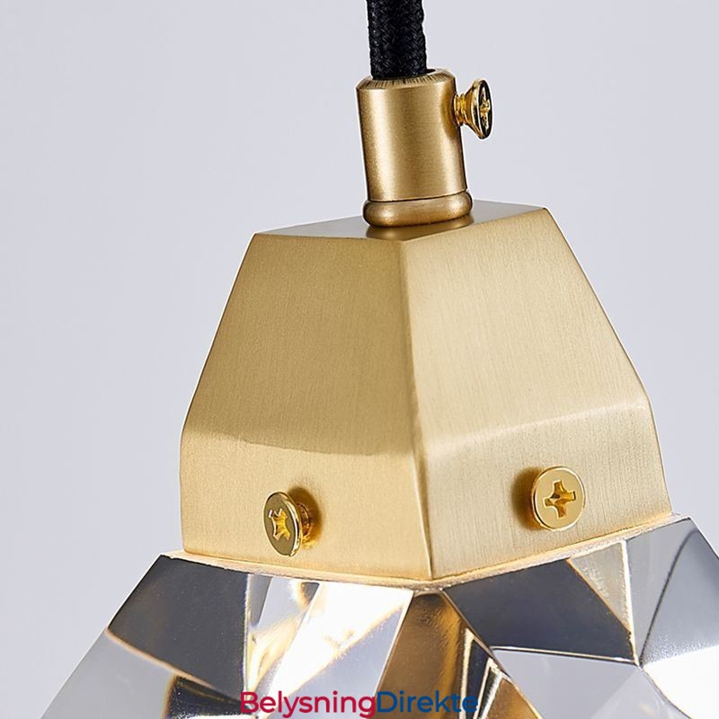 Mini Enkel Krystallkulelampe Hengende Taklampe