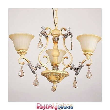 Tradisjonell Klassisk Krystallmaling Lysekrone