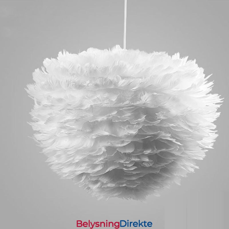 Pen Dekorativ Pendellampe Med Fjær