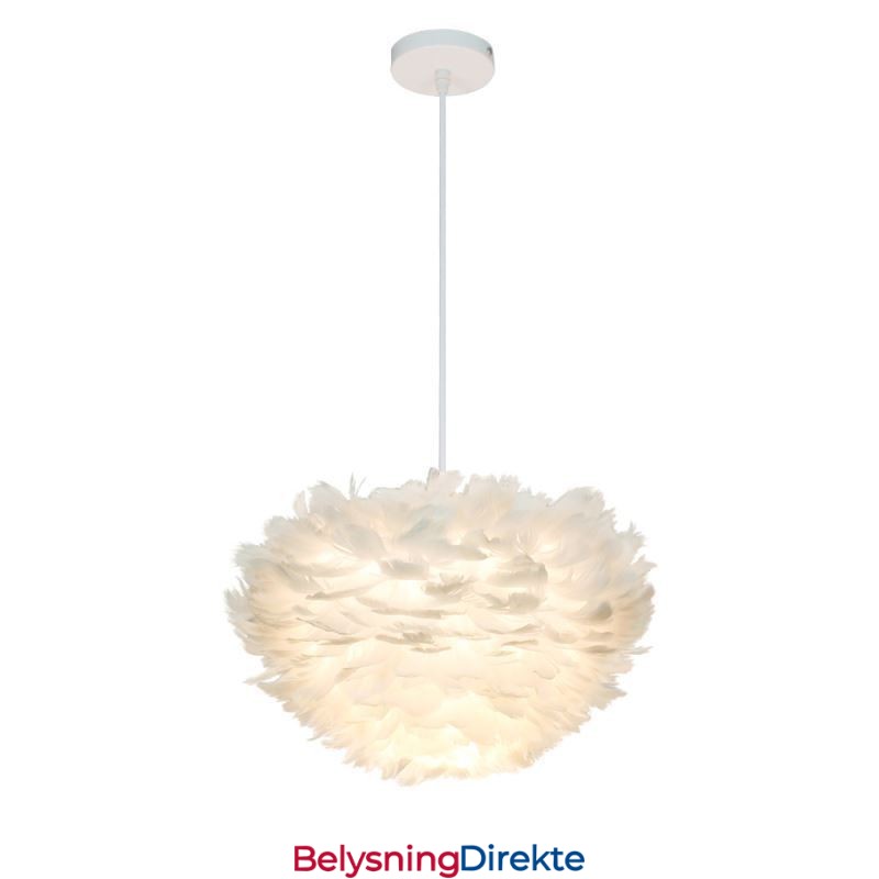 Pen Dekorativ Pendellampe Med Fjær