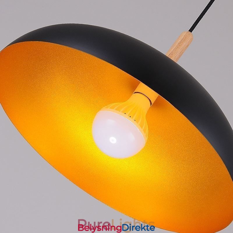 Moderne Pendellampe Minimalistisk Dekorativ Lampe Svart/Hvit