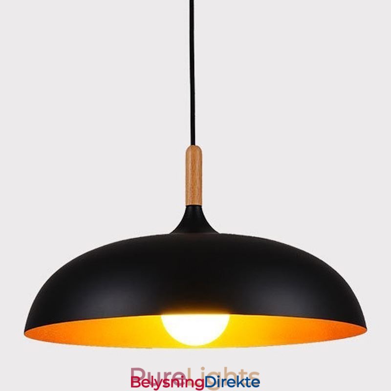 Moderne Pendellampe Minimalistisk Dekorativ Lampe Svart/Hvit