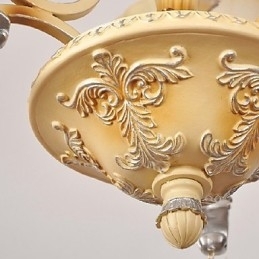 Tradisjonell Klassisk Krystallmaling Lysekrone