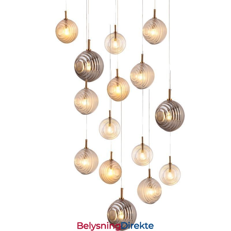 Glass Pendellampe Kreativ Dekorativ Glasskule Loft