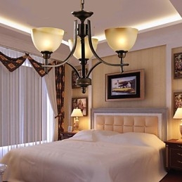 Elegant Lysekrone Med 3 Lys I Varmt Lys