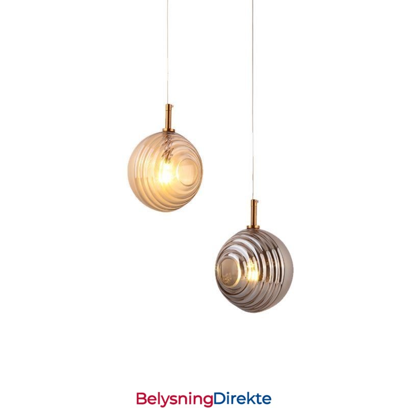 Glass Pendellampe Kreativ Dekorativ Glasskule Loft