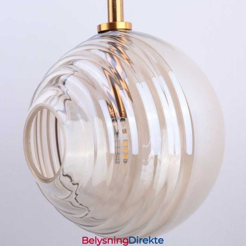Glass Pendellampe Kreativ Dekorativ Glasskule Loft