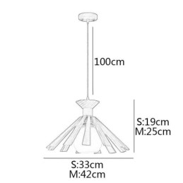 Enkel Pendellampe I Tre