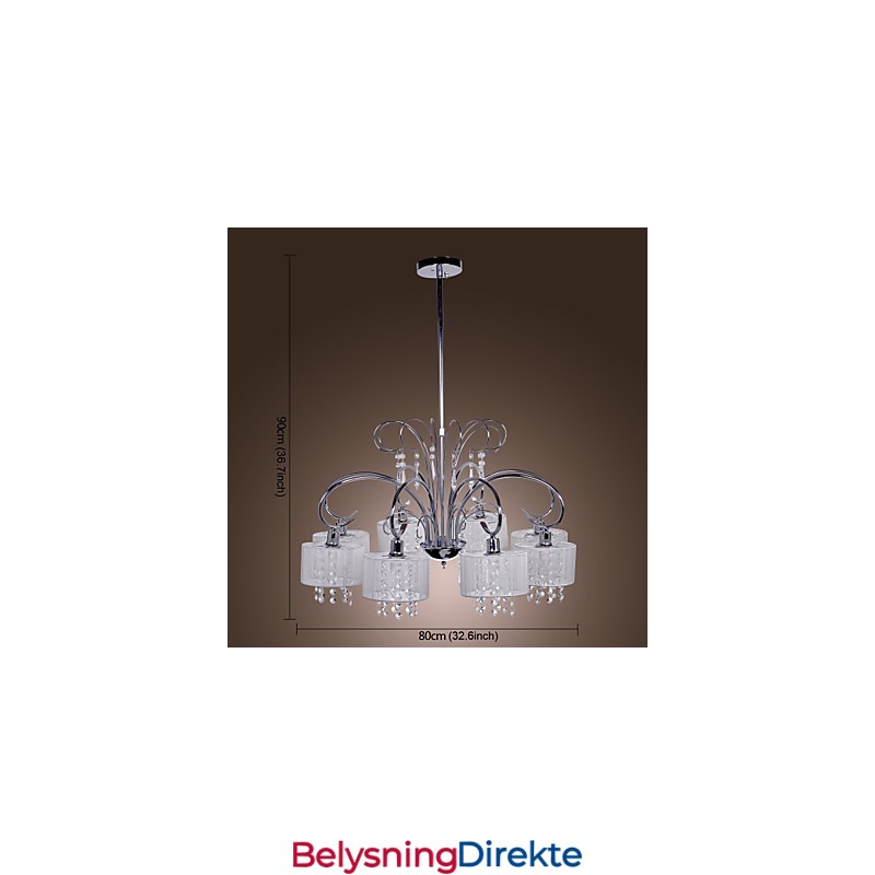 Moderne Samtidskrone I Krystall I Krom I Metall