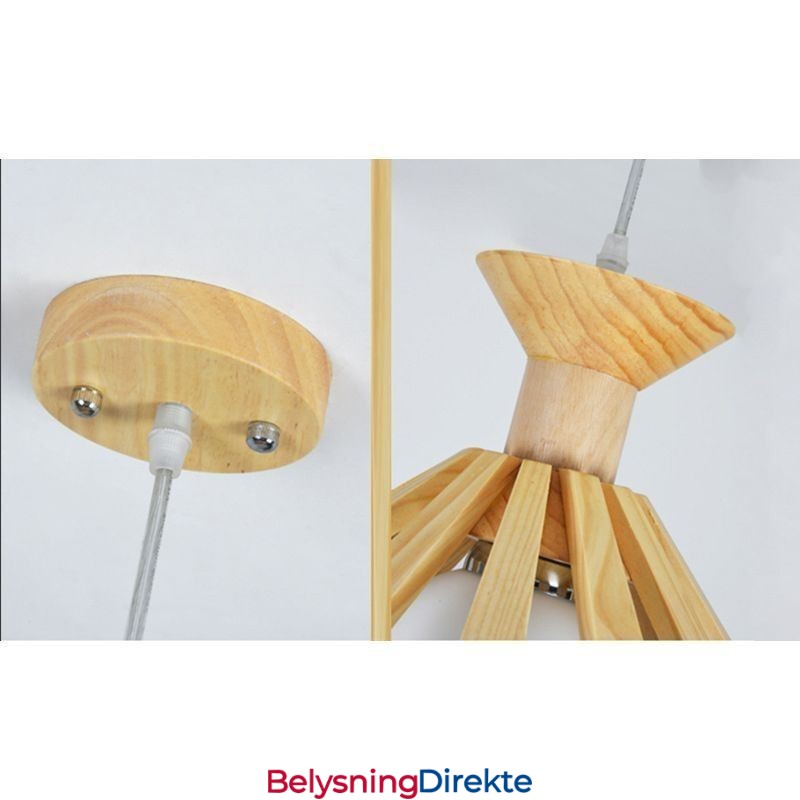 Enkel Pendellampe I Tre