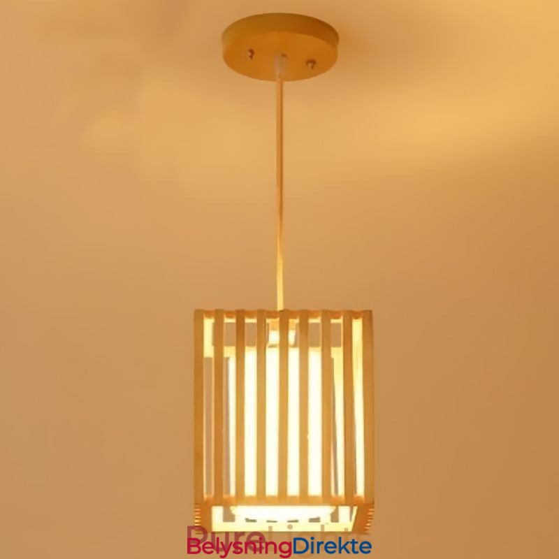 Minimalistisk Pendellampe I Tre