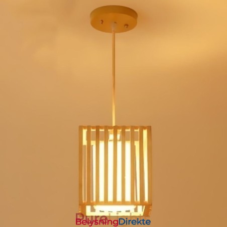 Minimalistisk Pendellampe I Tre