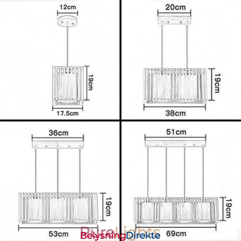 Minimalistisk Pendellampe I Tre