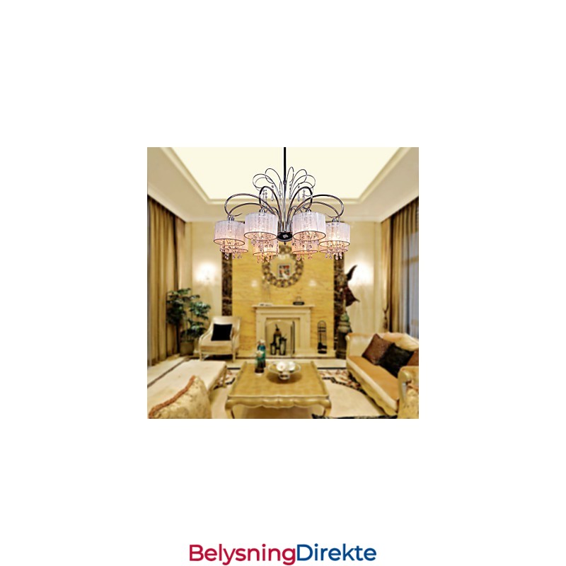 Moderne Samtidskrone I Krystall I Krom I Metall