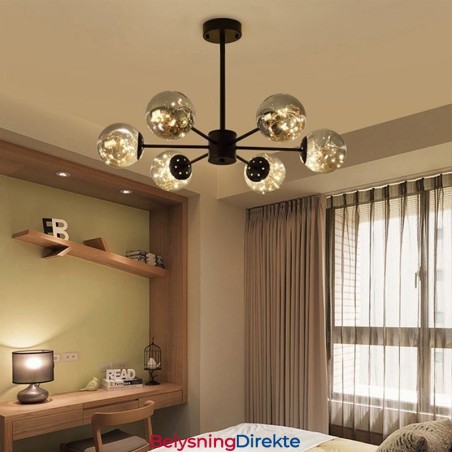 Magic Bean-Anhengslampe I Nordisk Stil, Gypsophila-Anhengslampe I Glasskule