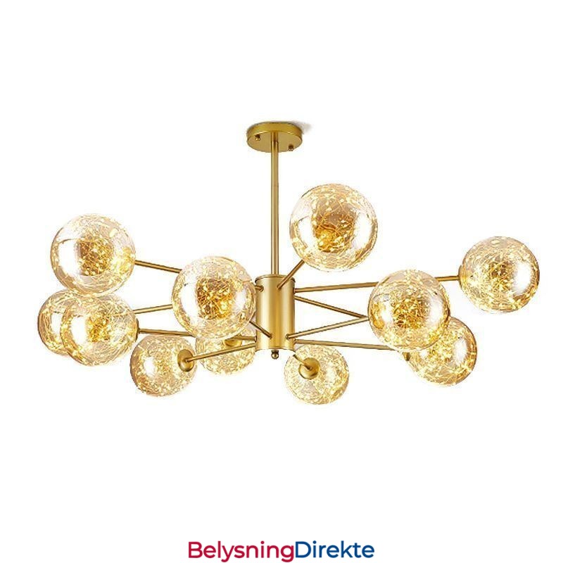 Magic Bean-Anhengslampe I Nordisk Stil, Gypsophila-Anhengslampe I Glasskule