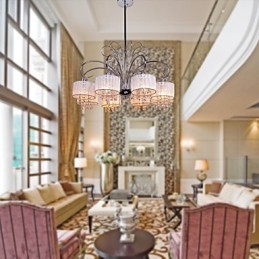 Moderne Samtidskrone I Krystall I Krom I Metall