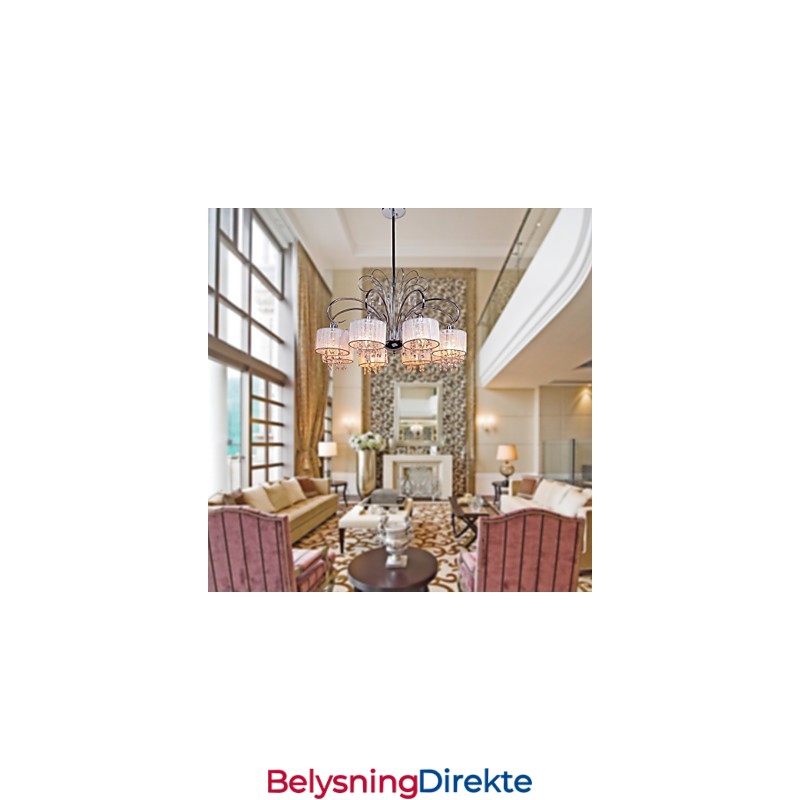 Moderne Samtidskrone I Krystall I Krom I Metall