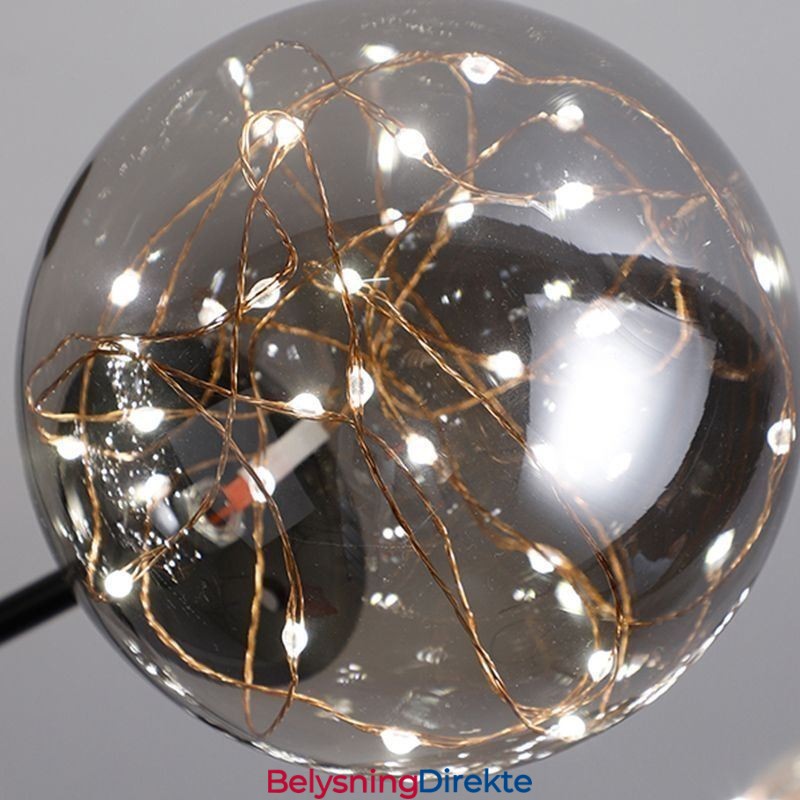 Magic Bean-Anhengslampe I Nordisk Stil, Gypsophila-Anhengslampe I Glasskule