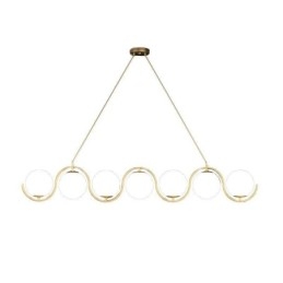 Moderne Glasskuleformet Anhengslampe Minimalistisk Lampe