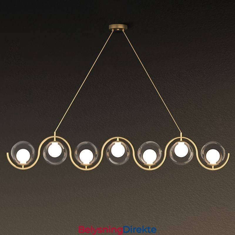 Moderne Glasskuleformet Anhengslampe Minimalistisk Lampe