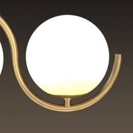 Moderne Glasskuleformet Anhengslampe Minimalistisk Lampe