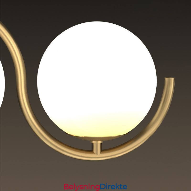 Moderne Glasskuleformet Anhengslampe Minimalistisk Lampe