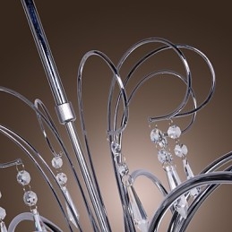 Moderne Samtidskrone I Krystall I Krom I Metall