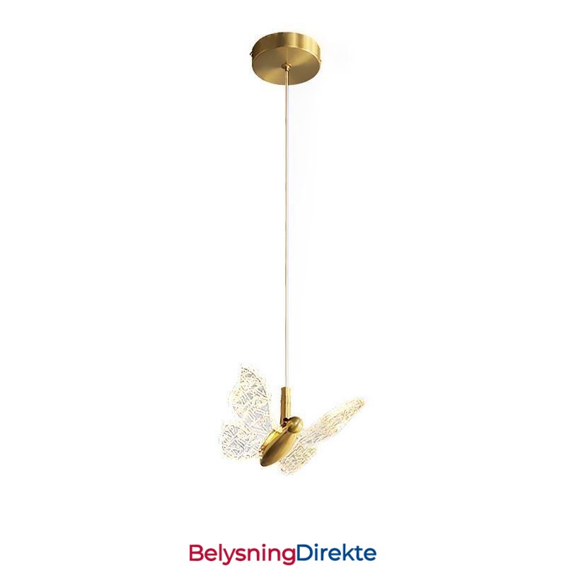 Pendellampe I Akryl, Sommerfugllampe I Taket