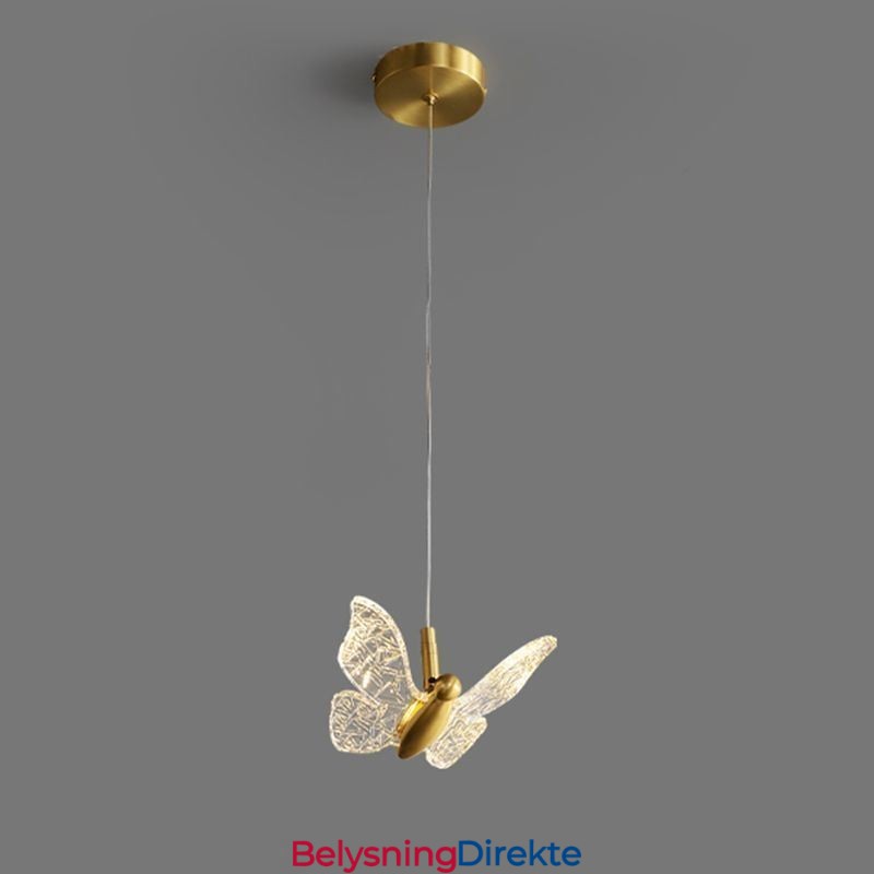 Pendellampe I Akryl, Sommerfugllampe I Taket