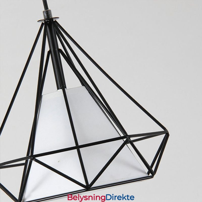 Diamantformet Anhengslampe Moderne Minimalistisk Dekorativ Lampe