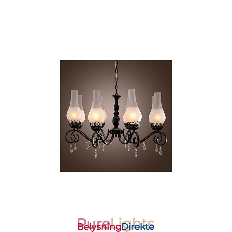 Tradisjonell Klassisk Lysekrone I Stearinlysstil