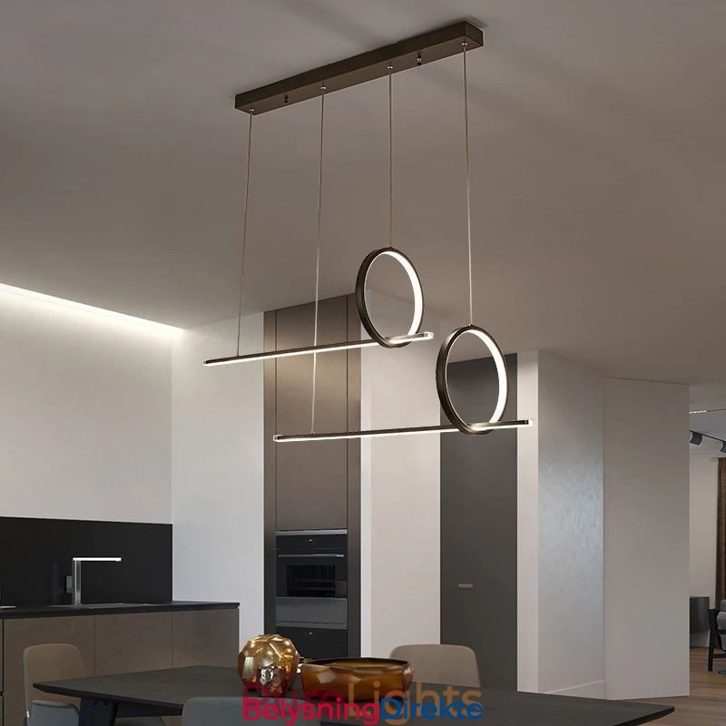 Minimalistisk Dekorativ Lampe Med Pendellampe