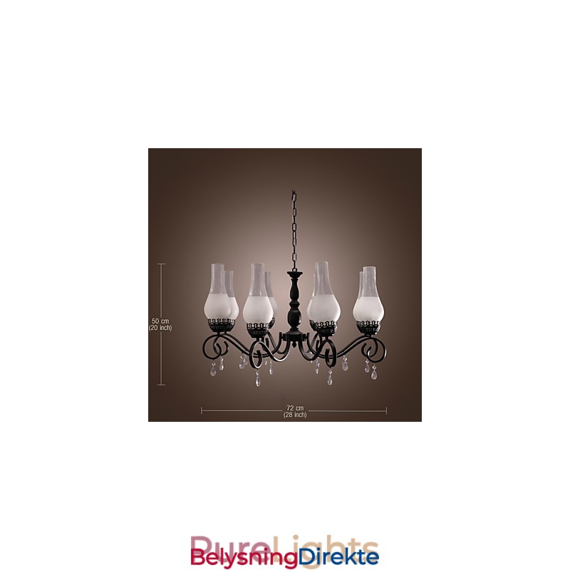 Tradisjonell Klassisk Lysekrone I Stearinlysstil