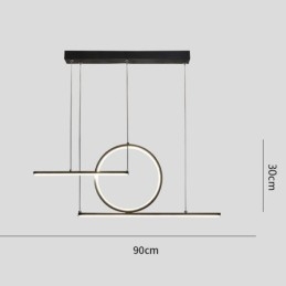 Minimalistisk Dekorativ Lampe Med Pendellampe